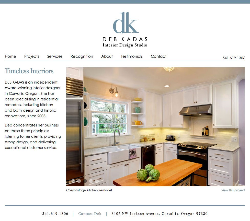 interior designer website