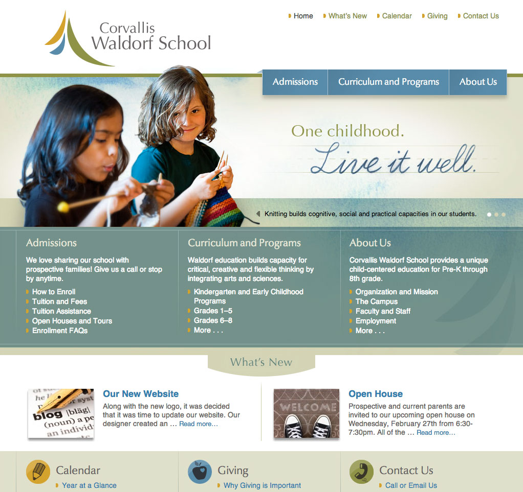 Corvallis Waldorf School website
